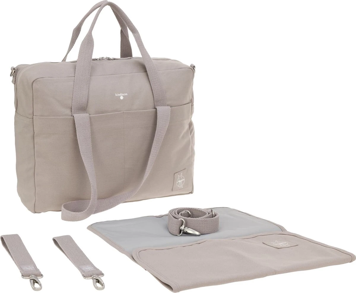 Lässig Green Label Luiertas Cotton Essential Taupe - Afbeelding 4