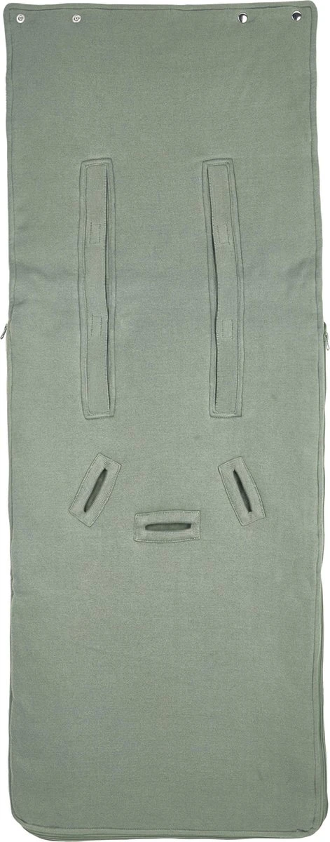 Meyco Buggy Voetenzak Knit Basic - Forest Green - Afbeelding 4