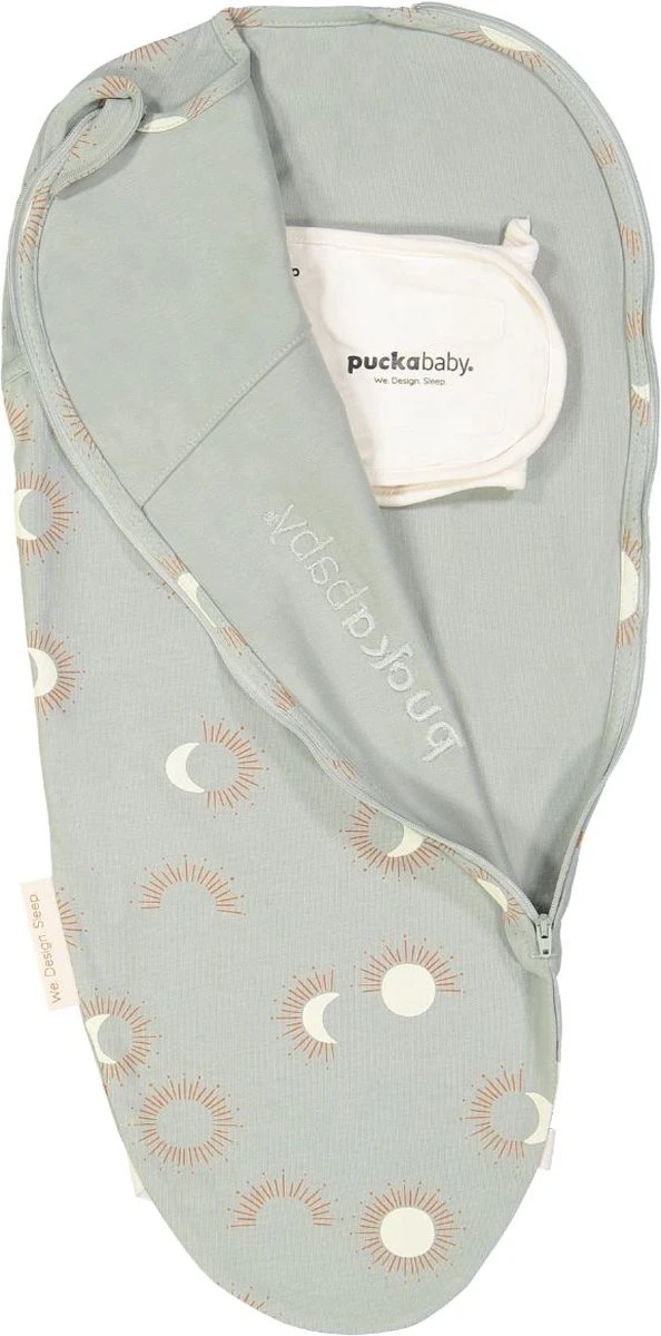 Puckababy Inbakerslaapzak Original Piep 0-3 Maanden - Eclipse Clay - Afbeelding 2