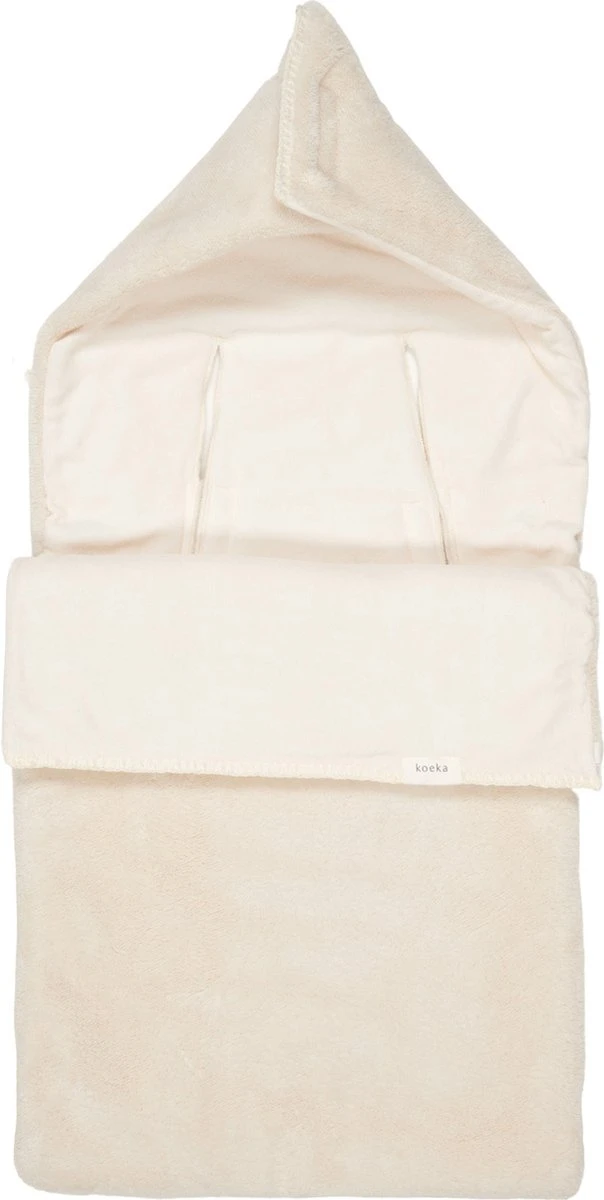 Koeka Voetenzak 0+ 3/5 Punts Teddy Malmo - Pebble - 0-6 Maanden