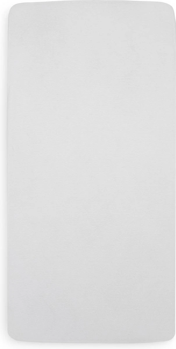 Jollein Baby Hoeslaken Boxmatras Jersey 75x95cm - Wit - Afbeelding 2