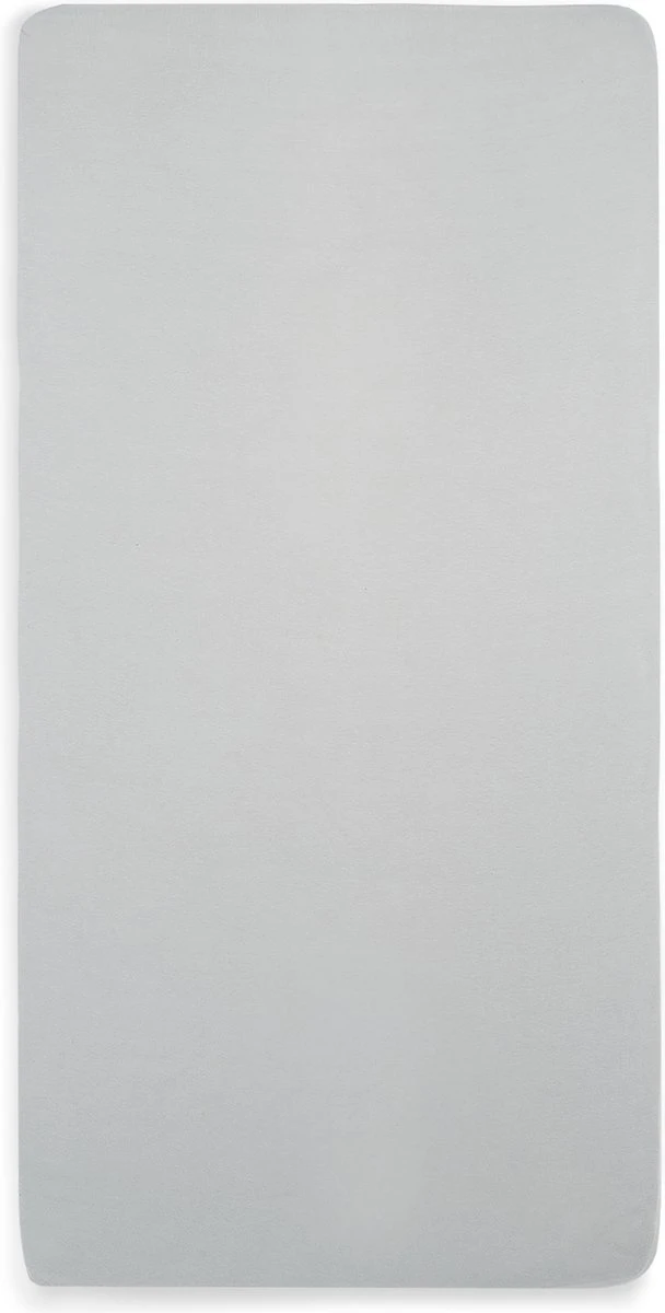 Jollein Baby Hoeslaken Ledikant Jersey 60x120cm - Soft Grey - Afbeelding 4