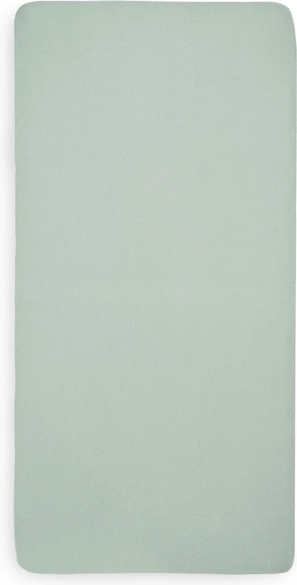 Jollein Baby Hoeslaken Ledikant Jersey 60x120cm - Ash Green - 2 Stuks - Afbeelding 4