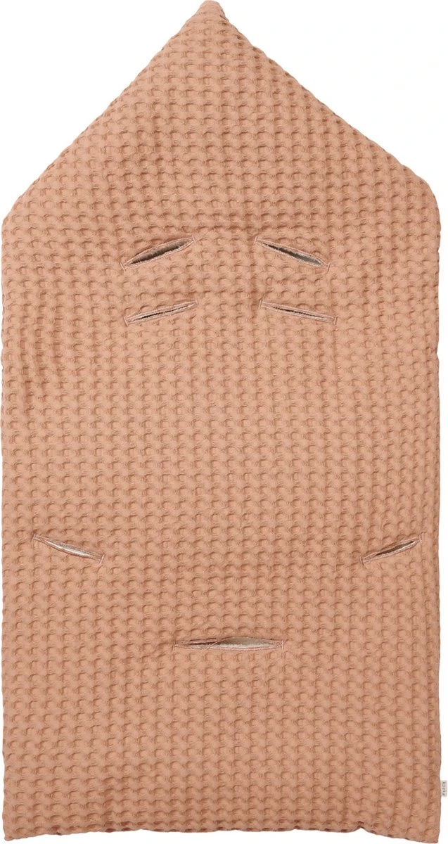 Koeka Oslo Voetenzak Autostoel 0+ 3 Punts - Lichtbruin - Wit - Afbeelding 2