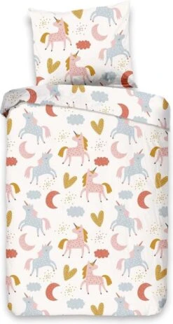 Good Morning Unilove Mini - Dekbedovertrek - Junior - 120x150 Cm - Multi Kleur