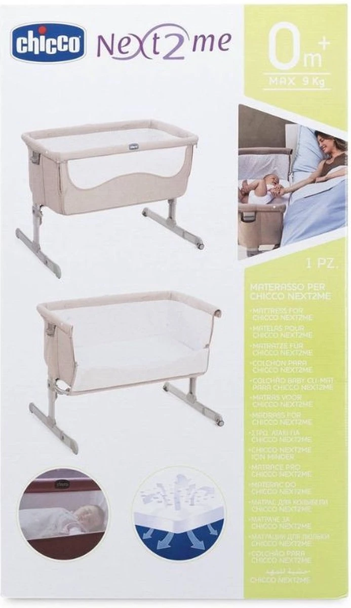 Chicco Nex2Me Matras Voor Wieg - 83x50 - Wit - Afbeelding 2