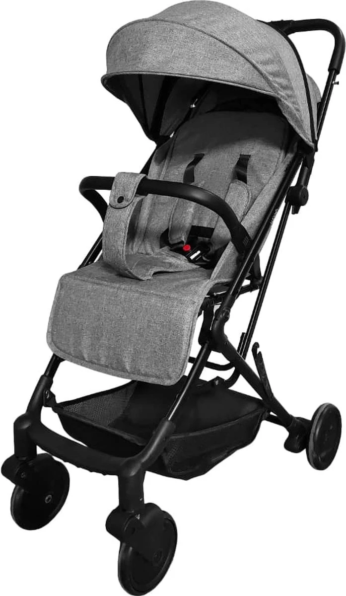 WOOSH New Buggy - Antraciet - One Hand Folding - 3 Slaapstanden - Wandelwagen Tot 25 Kg - Gratis Extra's - Afbeelding 4