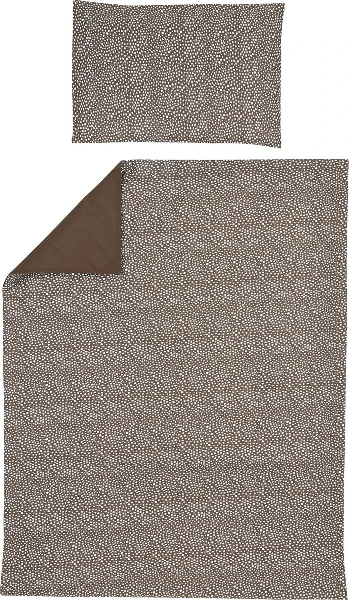 Meyco Cheetah/Uni Dekbedovertrek Ledikant - Chocolate - 100x135cm
