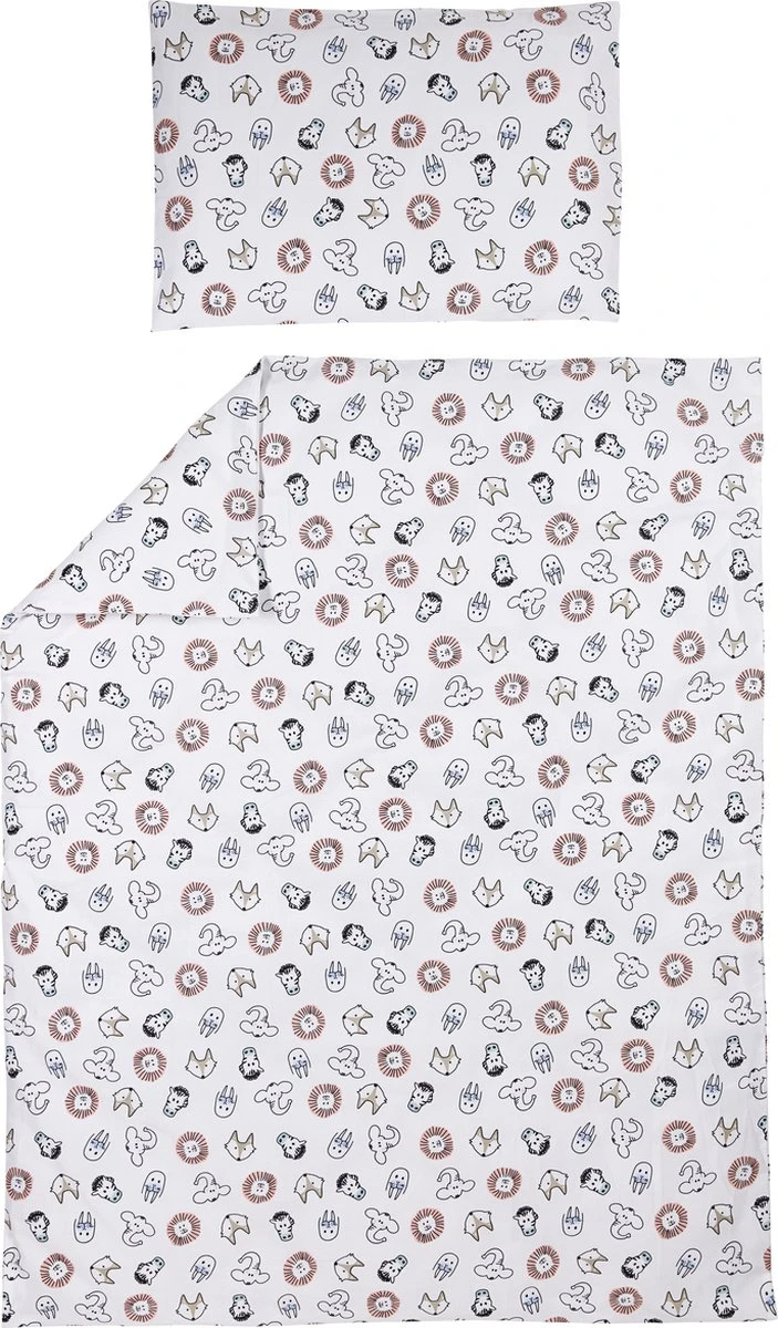 Meyco Animal Dekbedovertrek Peuter - 120x150 Cm
