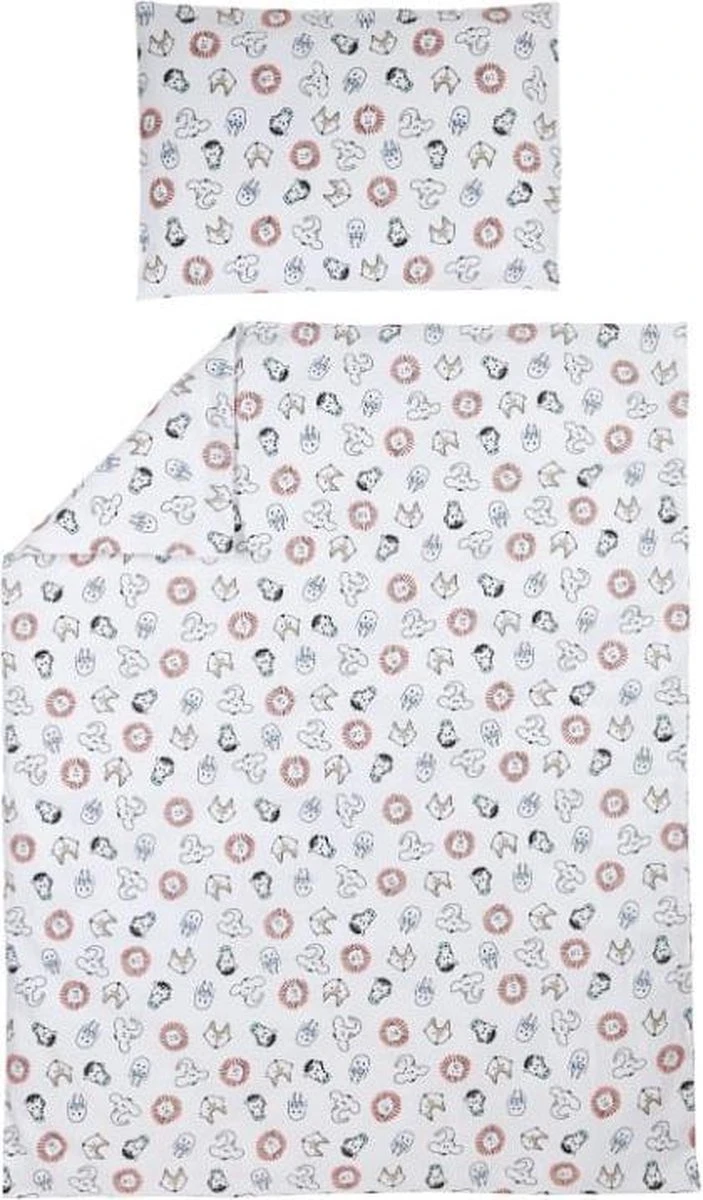Meyco Animal Dekbedovertrek Peuter - 120x150 Cm - Afbeelding 4