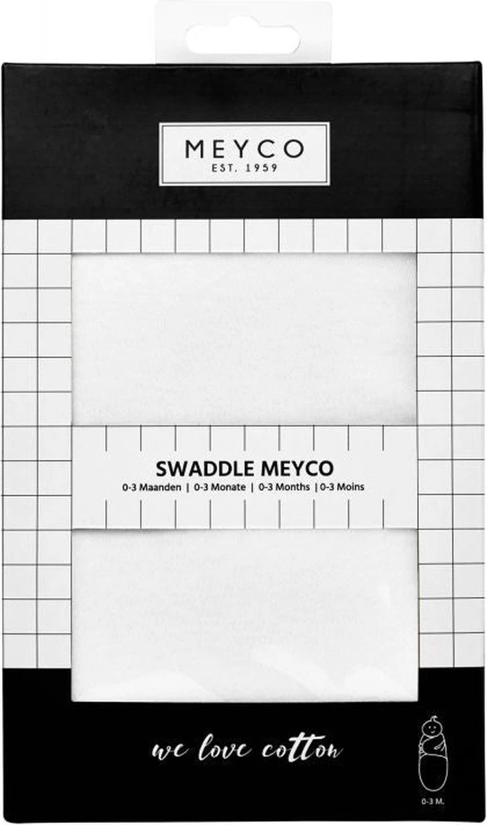 Meyco Uni Swaddlemeyco Inbakerdoek - Forest Green - 0-3 Maanden - Afbeelding 18