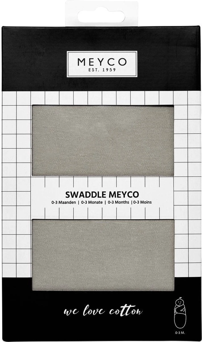 Meyco Uni Swaddlemeyco Inbakerdoek - Forest Green - 0-3 Maanden - Afbeelding 14