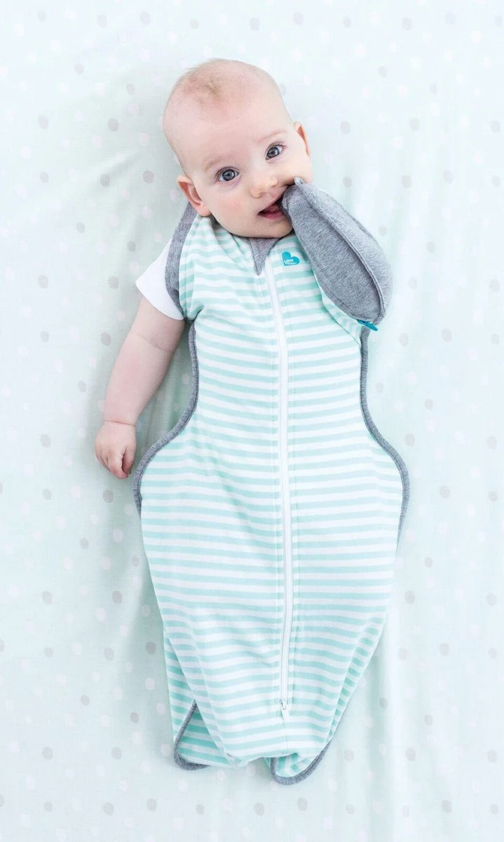 Love To Dream™ Babyslaapzak Swaddle Up™ - Inbakeren Afbouwen - Baby 6-9 Maanden - 8.5-11 Kg - All Season - Mint - Afbeelding 2