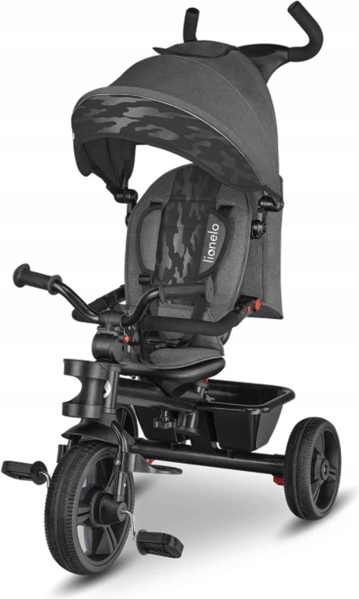 Merkloos Kinderwagen - 3 In 1 Kinderwagen - Duwfiets - Driewieler - Tot 25 Kg - Tot 36+ Maanden - Met Duwstang - Kinder Wagen - Kinder Driewieler - Buggy - Duwfiets - Afbeelding 8