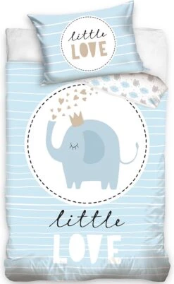 Animal Pictures BABY Dekbedovertrek Olifantje - 100 X 135 Cm - Katoen