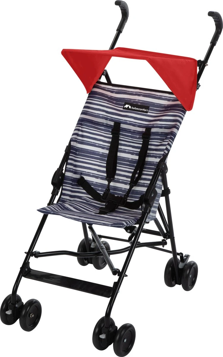 Bebeconfort Peps Buggy Met Zonnekap - Blue Lines
