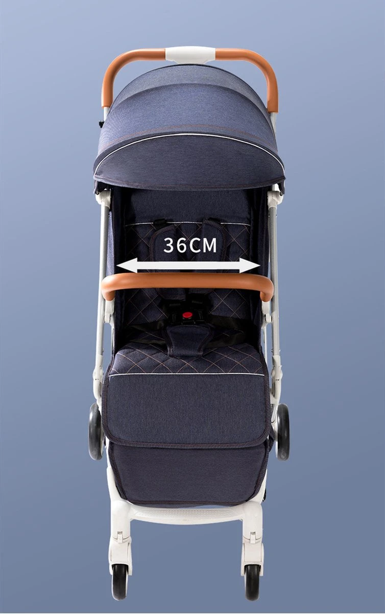 WOOSH New Buggy - Antraciet - One Hand Folding - 3 Slaapstanden - Wandelwagen Tot 25 Kg - Gratis Extra's - Afbeelding 15