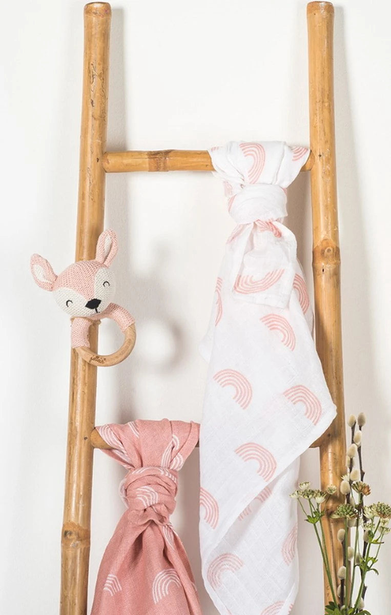 Jollein Bijtring Deer - Pale Pink - Afbeelding 9