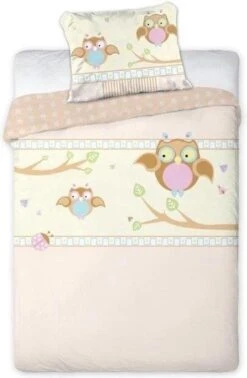 Dekbed Ledikant Uil 100x135/40x60 Cm