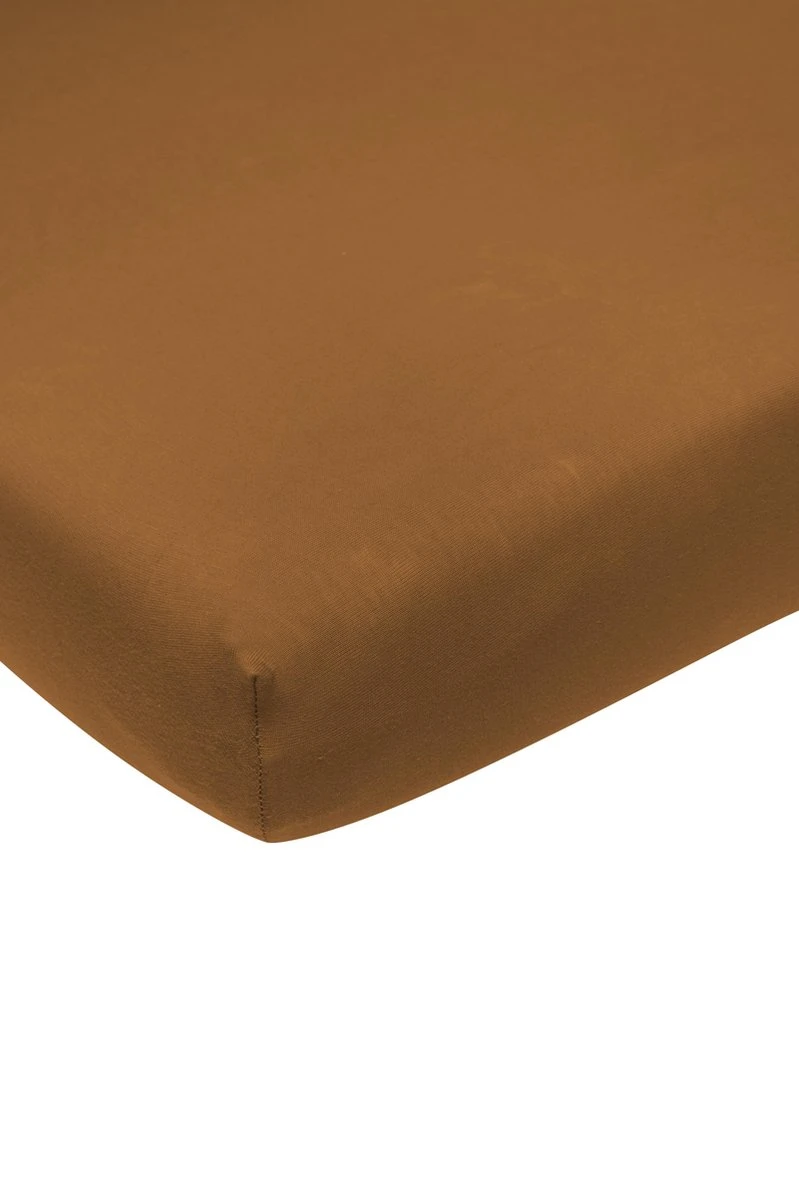Meyco Jersey Hoeslaken Boxmatras - Camel - 75x95cm