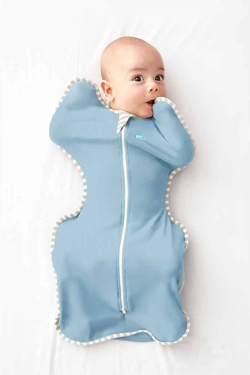 Love To Dream™ Babyslaapzak Swaddle Up™ - Inbakeren - Baby 3-6 Maanden - 6-8.5 Kg - All Season - Oud Blauw - Afbeelding 4