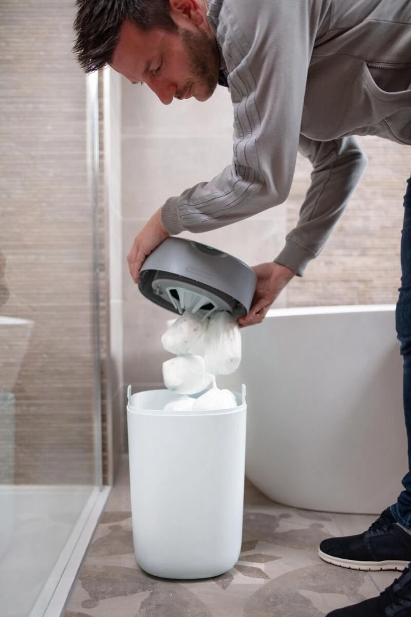 Tommee Tippee Milieuvriendelijke Twist & Click Luieremmer - Met 6 Navulcassettes - Wit - Afbeelding 10