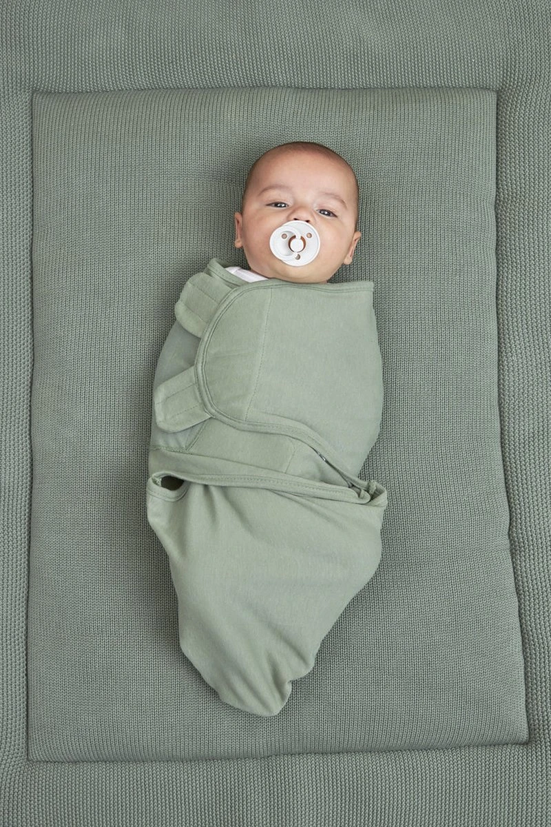 Meyco Cheetah/Uni Swaddlemeyco Inbakerdoek - 2-pack - Forest Green - 4-6 Maanden - Afbeelding 5