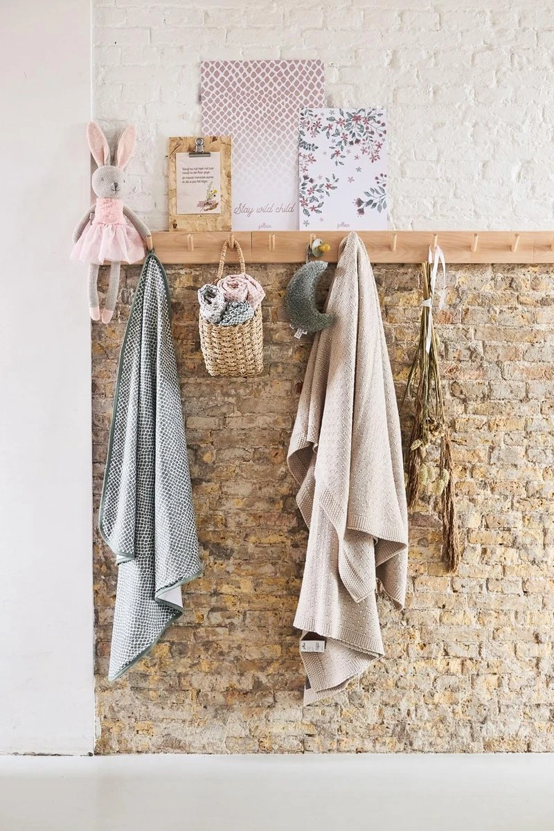 Jollein Hydrofiel Multidoek Snake 70x70cm - Ash Green - 3 Stuks - Afbeelding 16