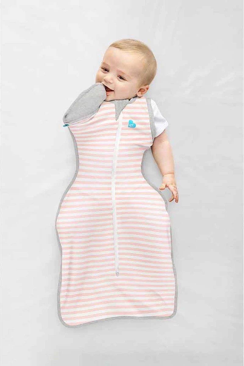 Love To Dream™ Babyslaapzak Swaddle Up™ - Inbakeren Afbouwen - Baby 6-9 Maanden - 8.5-11 Kg - All Season - Oud Roze - Afbeelding 2