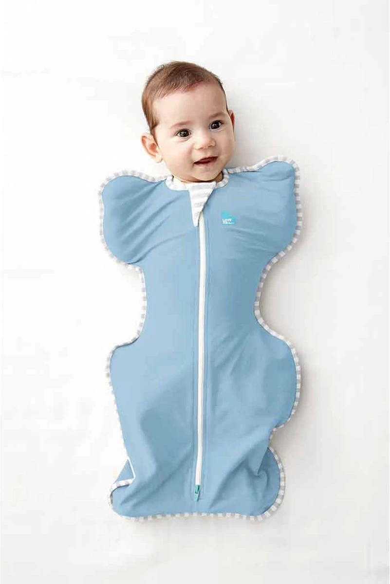 Love To Dream™ Babyslaapzak Swaddle Up™ - Inbakeren - Baby 3-6 Maanden - 6-8.5 Kg - All Season - Oud Blauw - Afbeelding 3