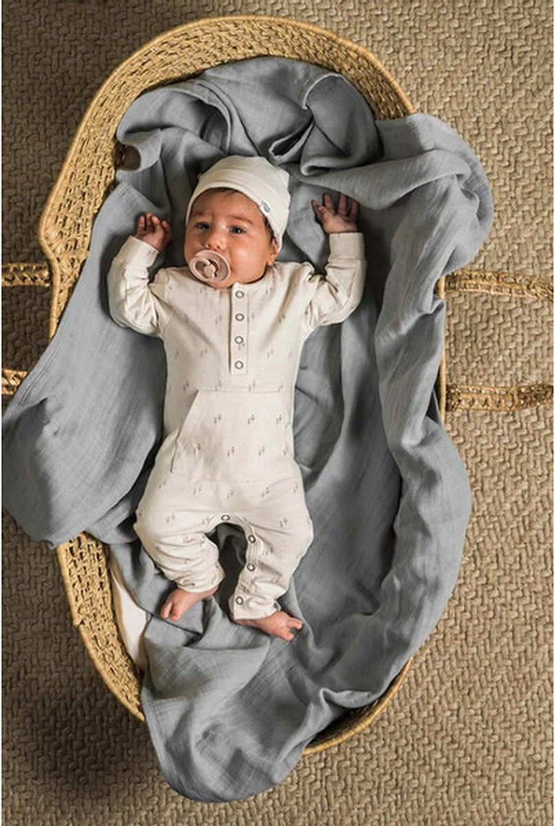 Jollein Hydrofiele Doek Large 115x115cm Bamboe Katoen - Pale Pink - 2 Stuks - Afbeelding 10