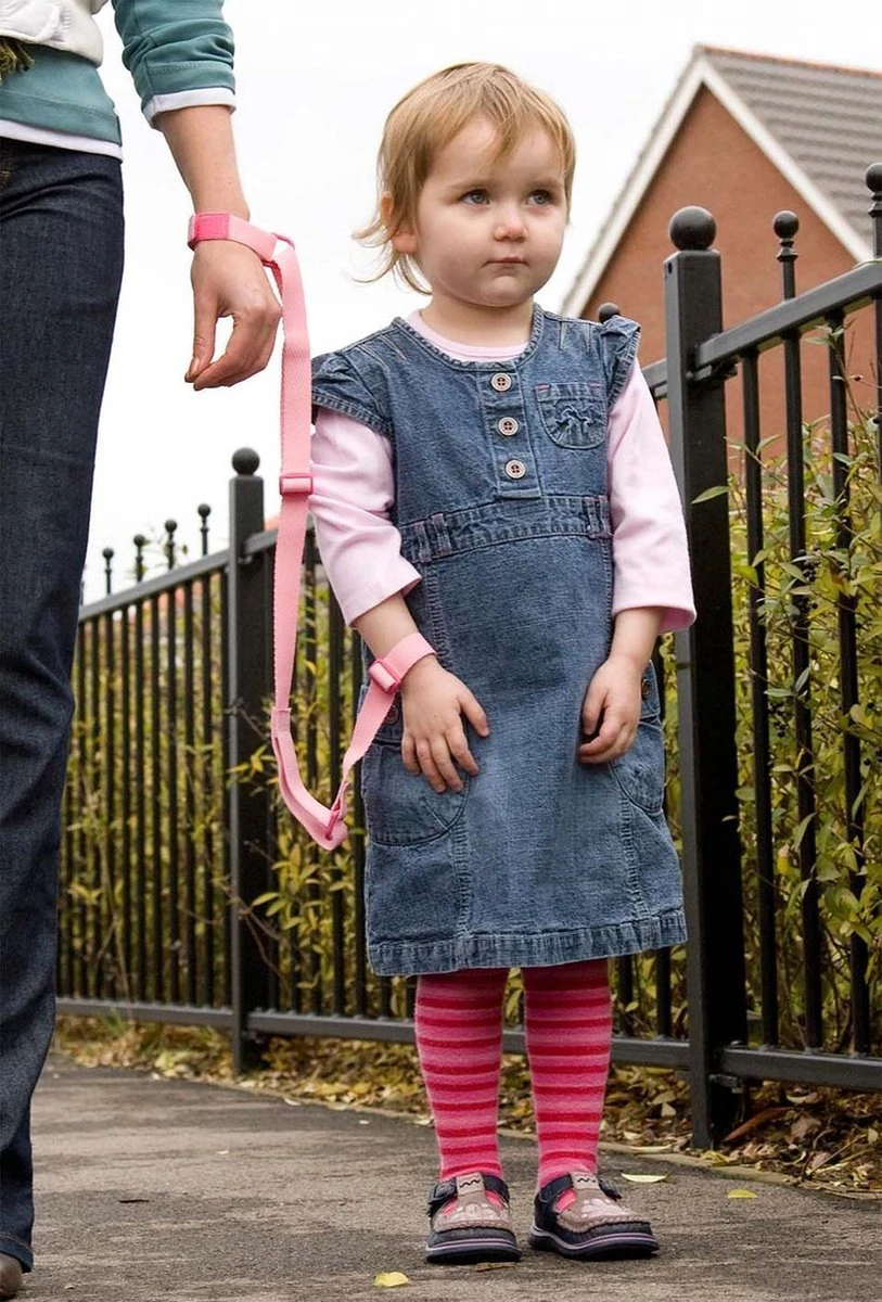 Polstuigje Kind - Wandelkoord - Looplijn Kinderen - Clippasafe Roze - Afbeelding 2