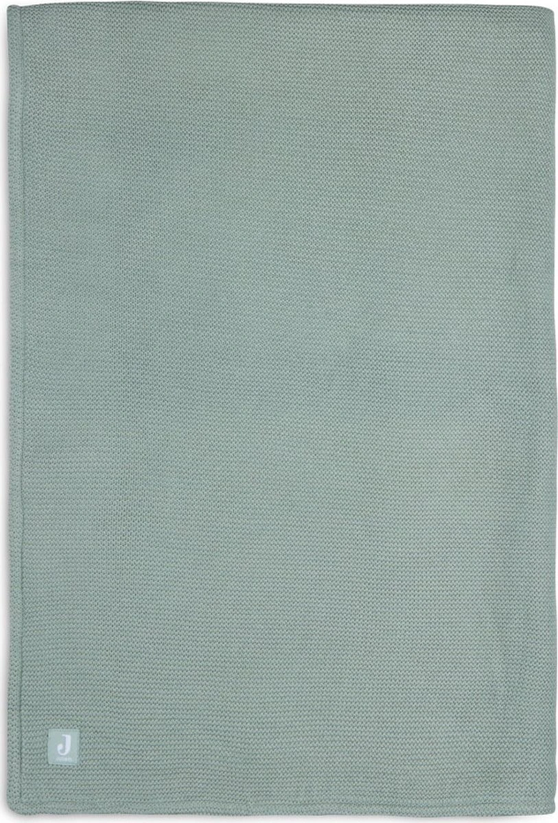Jollein Baby Deken Ledikant 100x150cm Basic Knit Forest Green/Fleece - Afbeelding 15