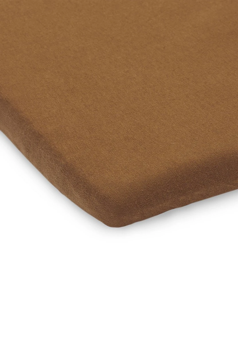 Jollein Baby Hoeslaken Boxmatras Jersey 75x95cm - Caramel - Afbeelding 3