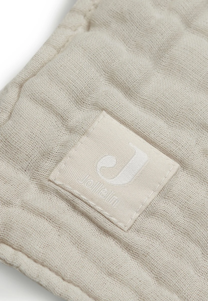 Jollein Baby Deken Wieg 75x100cm Wrinkled - Nougat - Afbeelding 9