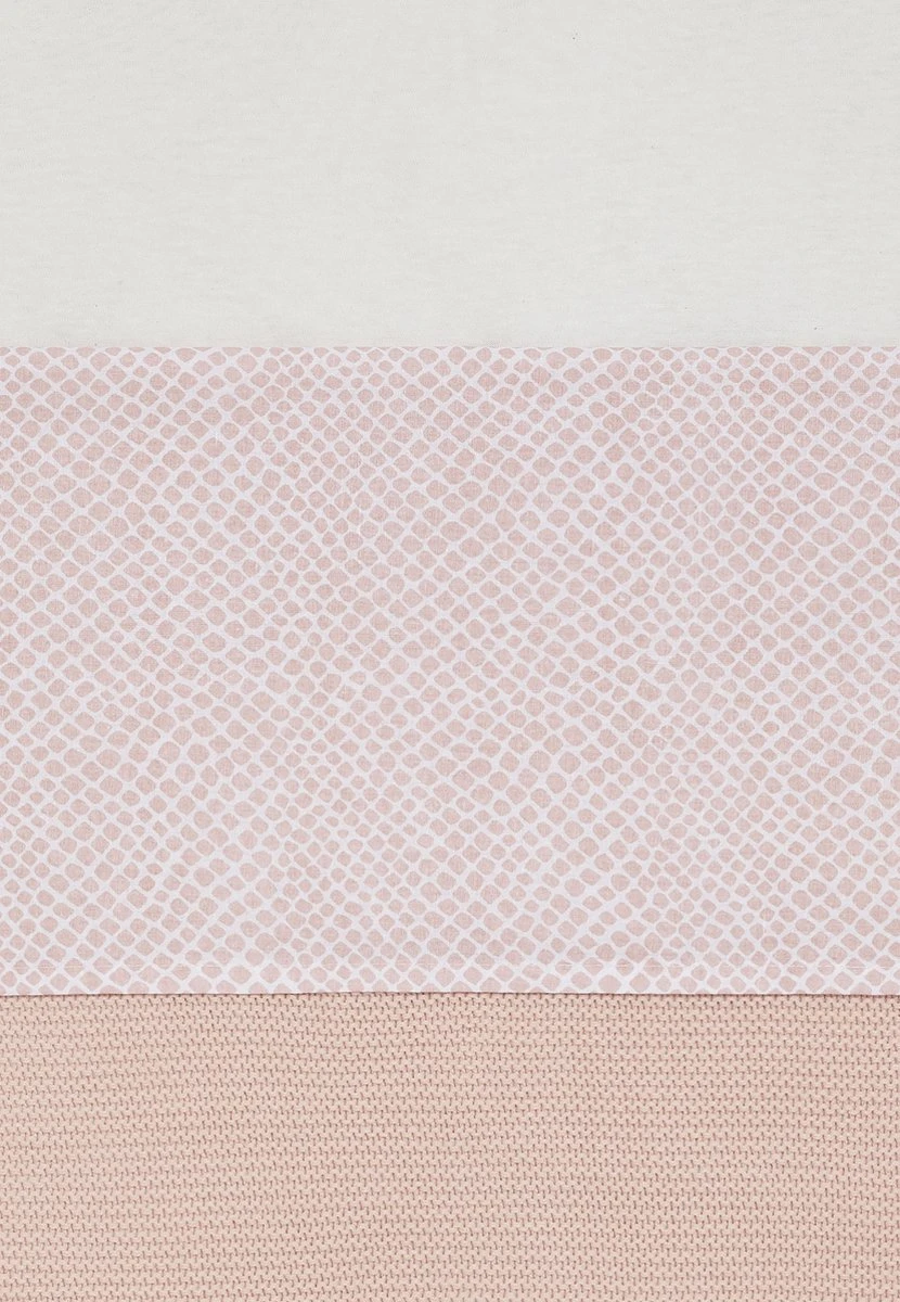 Jollein Baby Laken Wieg 75x100cm Snake - Pale Pink - Afbeelding 2