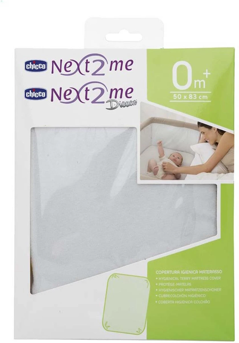 Chicco Next 2 Me Molton - 50x83 Cm - Wit - Afbeelding 3