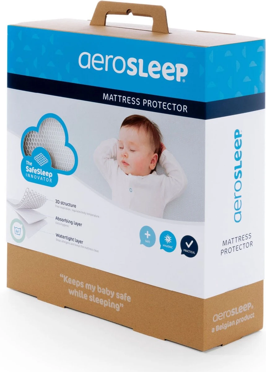 AeroSleep® Matrasbeschermer - Wieg - Chicco Next 2 Me - 83 X 50 Cm - Afbeelding 9