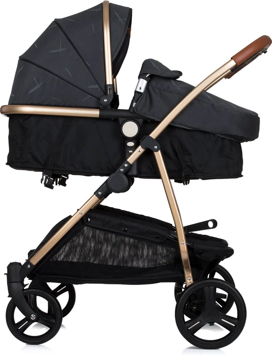 Duo Kinderwagen Chipolino Duo Smart Zwart, Incl. Luiertas - Afbeelding 17