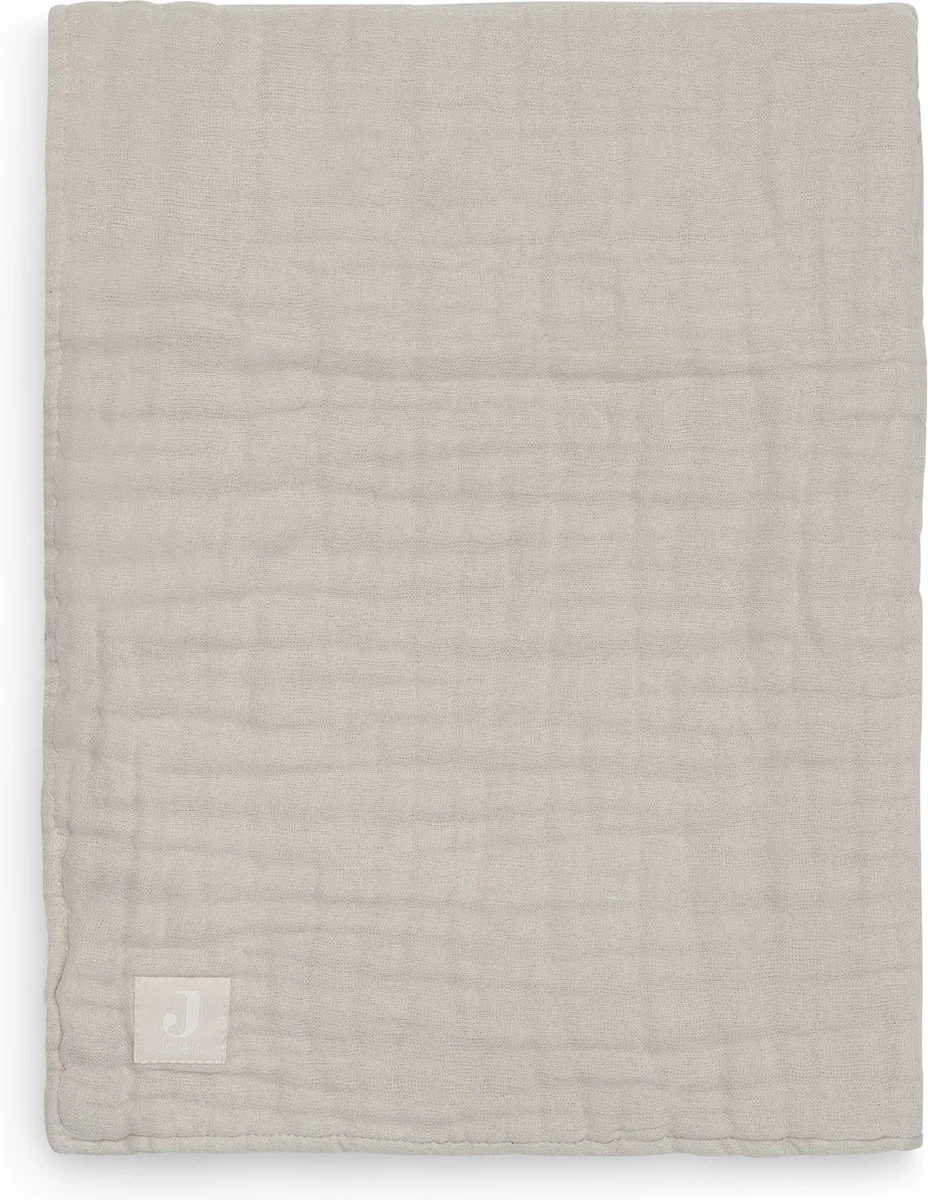 Jollein Baby Deken Wieg 75x100cm Wrinkled - Nougat - Afbeelding 2