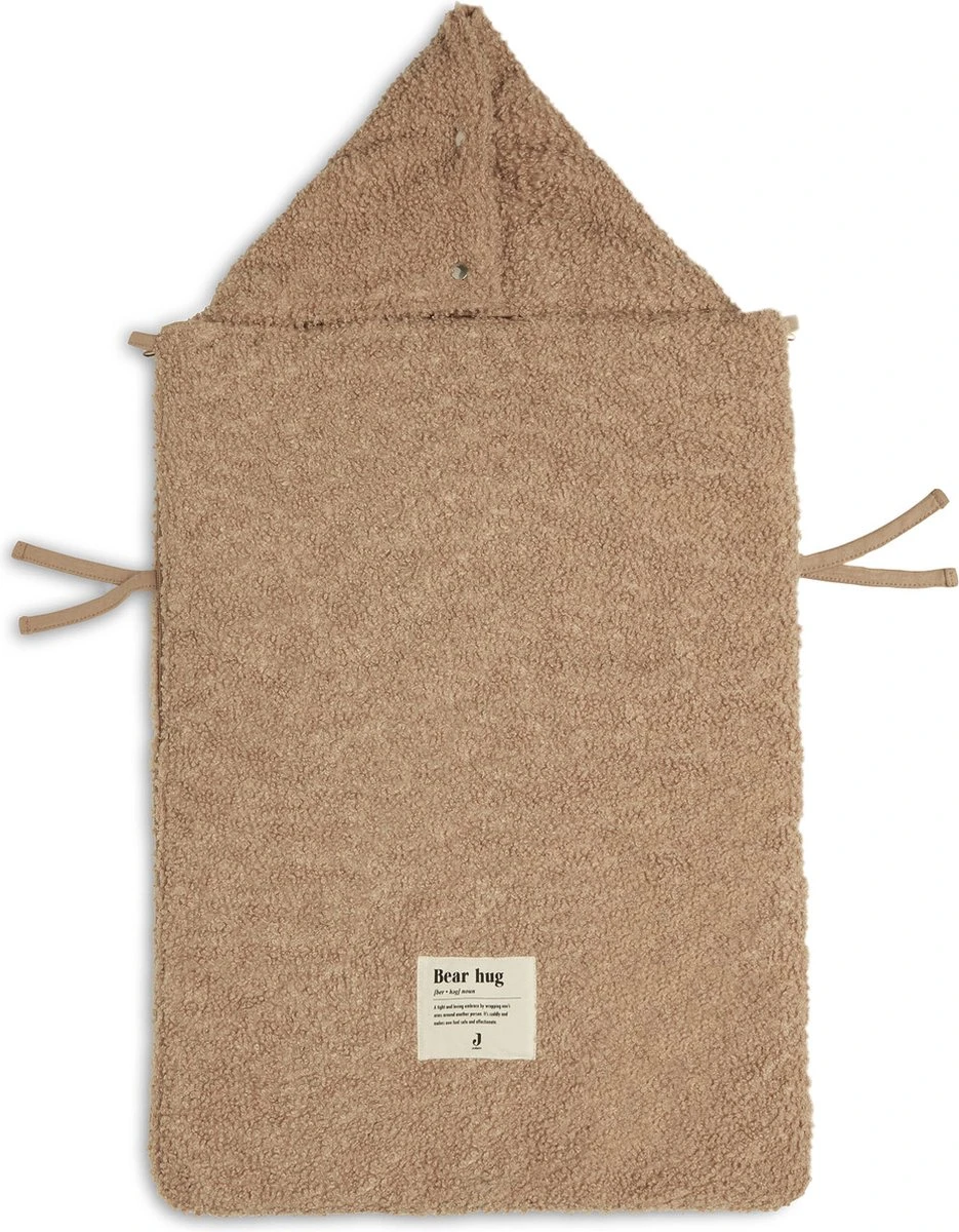 Jollein Voetenzak Voor Autstoel & Kinderwagen Boucle - Biscuit - Afbeelding 9